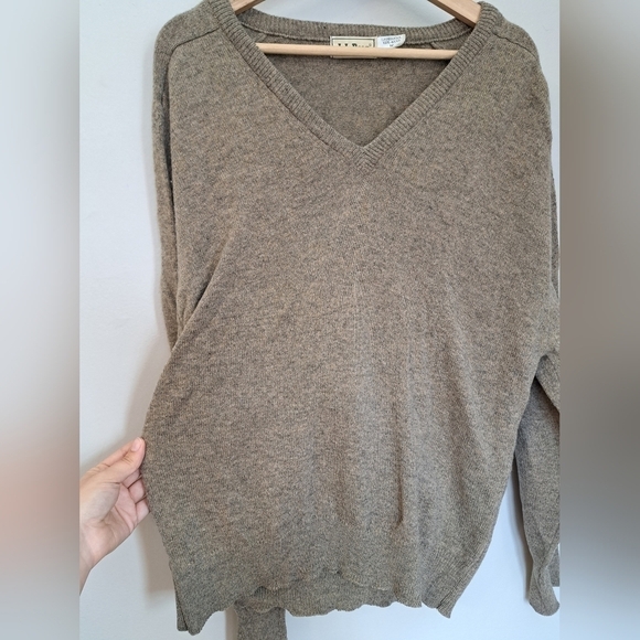 MEN'S Vintage L.L. Bean Lambswool Made in Scottland Sweater M - Picture 2 of 7